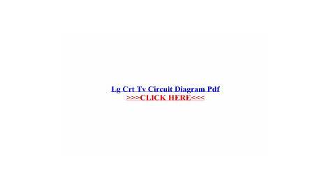 lg tv circuit diagrams free download