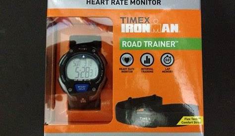 Timex IronMan Heart Rate Monitor Road Trainer w Flex Tech Comfort Chest