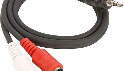 3.5mm AUX to 2 RCA Male Audio Stereo Cable - 5 Meters – Raz Technology