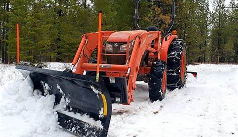 Snow removal opinions--Rear blade or clamp on plow?? | OrangeTractorTalks - Everything Kubota