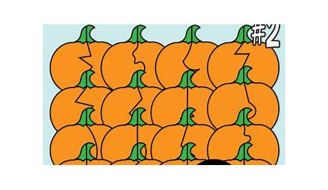 pumpkin puzzle printable