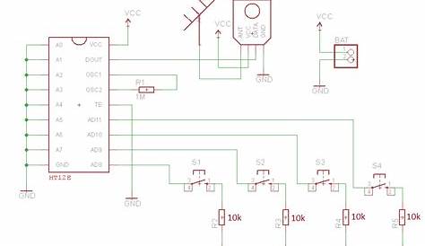 transmitter and receiver circuit diagram for rc car