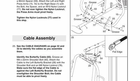 weider pro 5750 assembly instructions