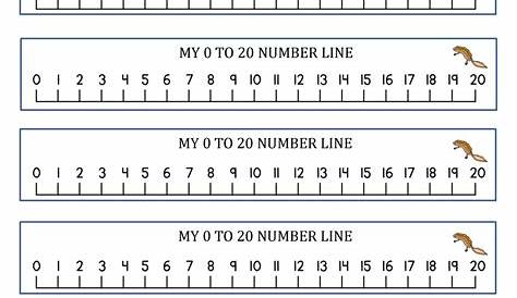 Number Line 0 to 20