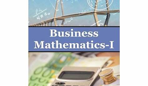 Business Mathematics-I