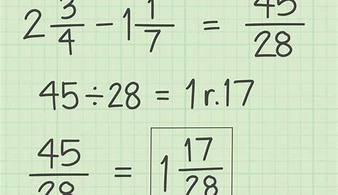 3 Ways to Subtract Fractions - wikiHow