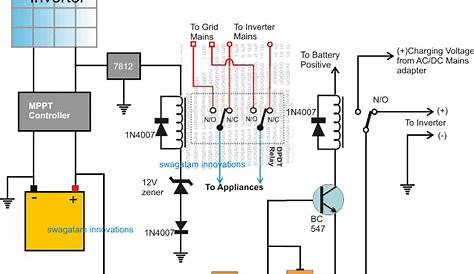 automatic changeover circuit diagram