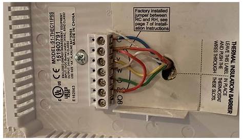 residential thermostat wiring diagram