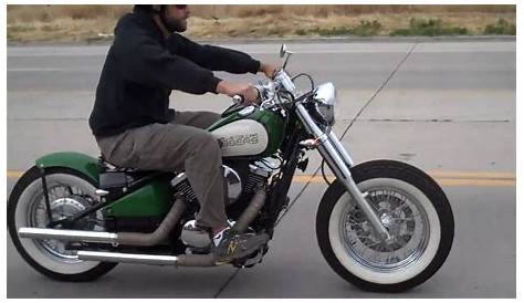 Kawasaki Vulcan 800 Bolt on Bobber Kit Ride - YouTube