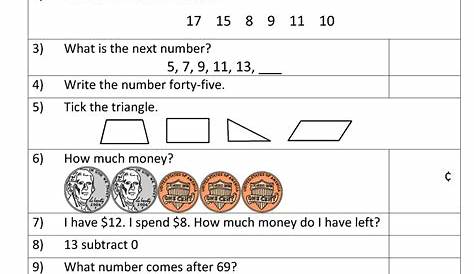 math for 1st grade worksheets