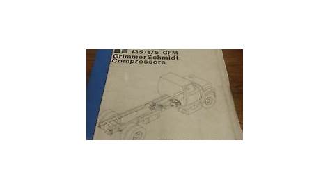 Grimmer schmidt Compressors Operator's parts Manual | eBay