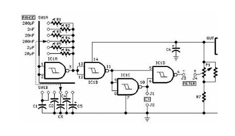 capacitance meter circuit diagram
