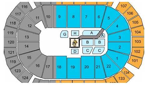 prudential center seating chart with rows