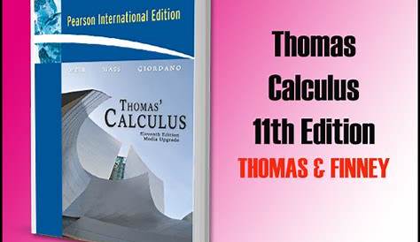 thomas' calculus multivariable 14th edition pdf