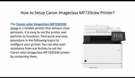 canon imageclass mf743cdw manual