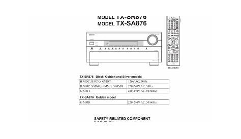 Tx Sr604 Manual