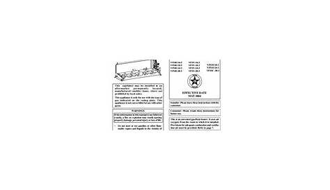 White mountain hearth VFSR-24-3 Manuals | ManualsLib