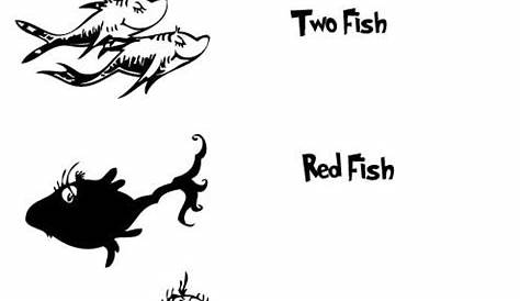 One Fish Two Fish Red Fish Blue Fish Coloring Pages - Coloring Home