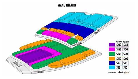 wang theater boston seating chart