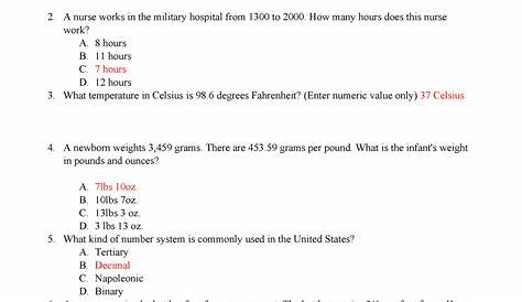 math on the hesi a2