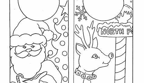 Christmas Card Coloring Pages at GetDrawings | Free download