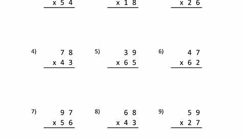 multiplication by 3 worksheets