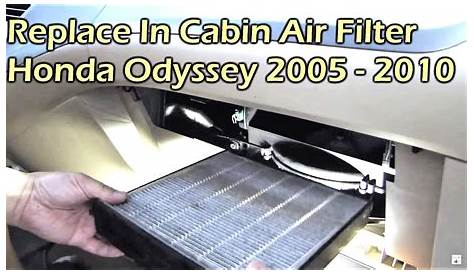2021 honda odyssey air filter