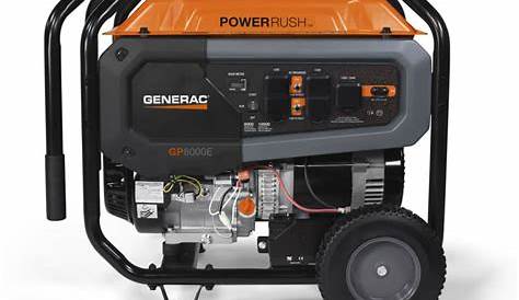 Generac 7686 GP8000E 8000/10000W Portable Generator: User Review & Deals