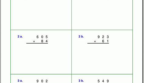 Printable Multiplication And Division Worksheets For 3Rd Grade