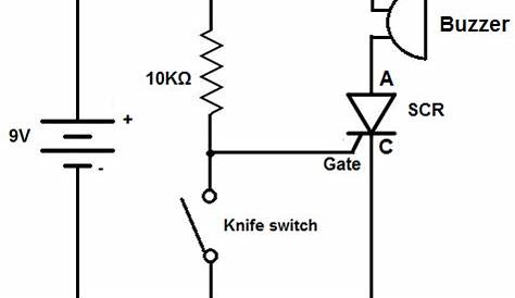 circuit diagram of 3 door alarm