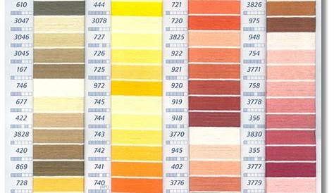 7 best DMC FLOSS COLOR CHART AND NUMBERS CHART #2 images on Pinterest