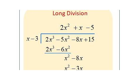 division polynomials worksheet