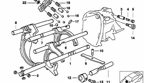 Original Parts for E46 325i M54 Sedan / Manual Transmission/ S5d G Inner Gear Shifting Parts 2