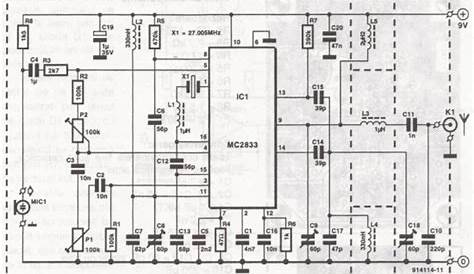 CB 27MHz Transmitter Circuit