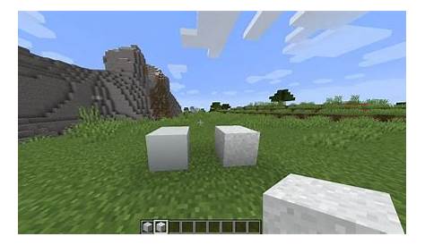 white blocks in minecraft