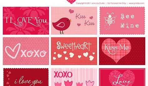 happy valentines day cards printable