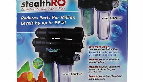 HydroLogic 150 GPD Stealth Ro150 Reverse Osmosis Filter – 720-432-2448