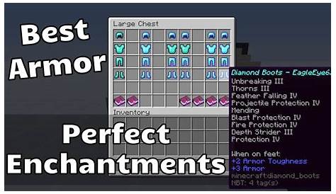 Best Armor and Best Enchantments in Minecraft - YouTube