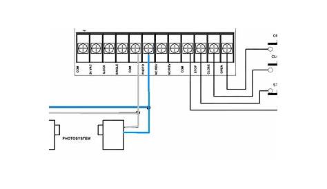 garage door opener sensor wiring diagram