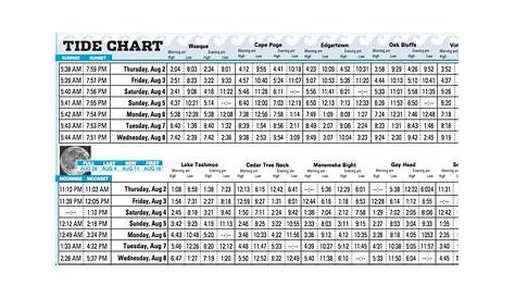 Kiawah Island Tide Chart 2021