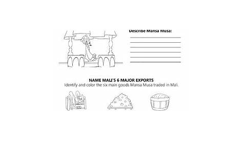 mansa musa worksheet answer key