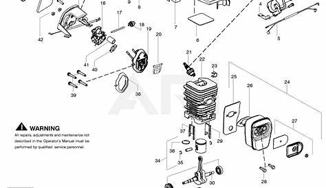 Poulan PP3516AVX Gas Saw, 3516AVX - Poulan Pro Parts Diagram for Engine