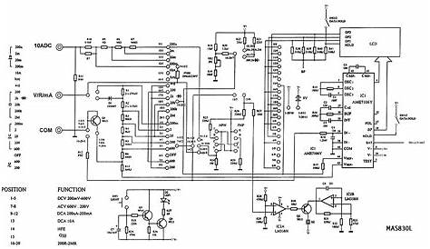digital multimeter circuit diagram pdf