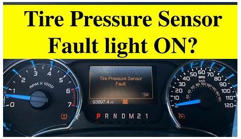 2010 Ford F150 Tire Pressure Monitor Fault