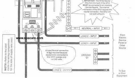 gfci circuit breaker diagram