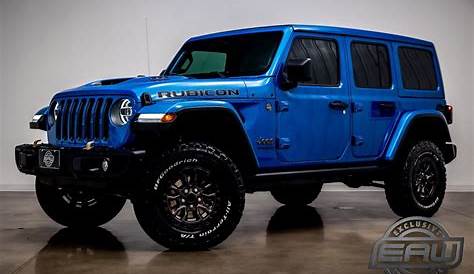 2021 Jeep Wrangler Unlimited Rubicon 392 13795 Miles Hydro Blue