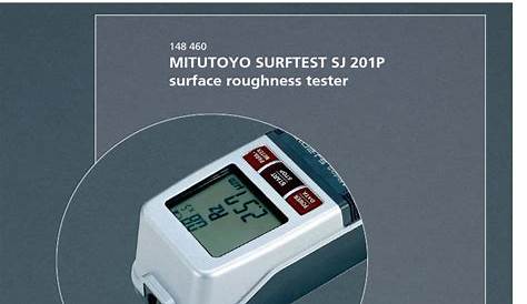 mitutoyo-sj-201p_manual.pdf | Surface Roughness | Electrical Engineering