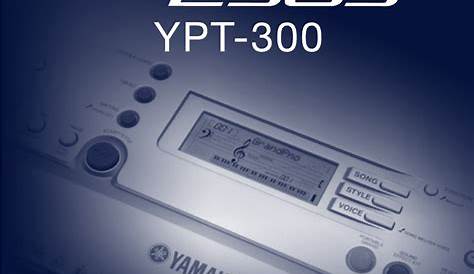 yamaha ypt-300 user manual
