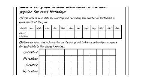 making a bar graph worksheet