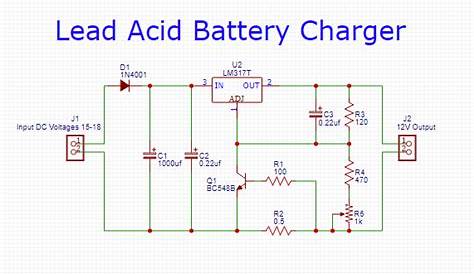 How to make 12 Volt Lead Acid Battery Charger Circuit